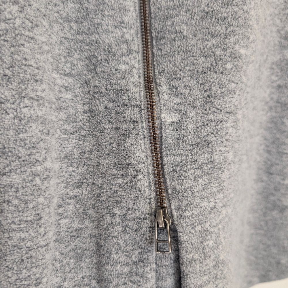Caslon Grey Zip Back Pullover Sweater Top Size M/L Oversized - Picture 10 of 11